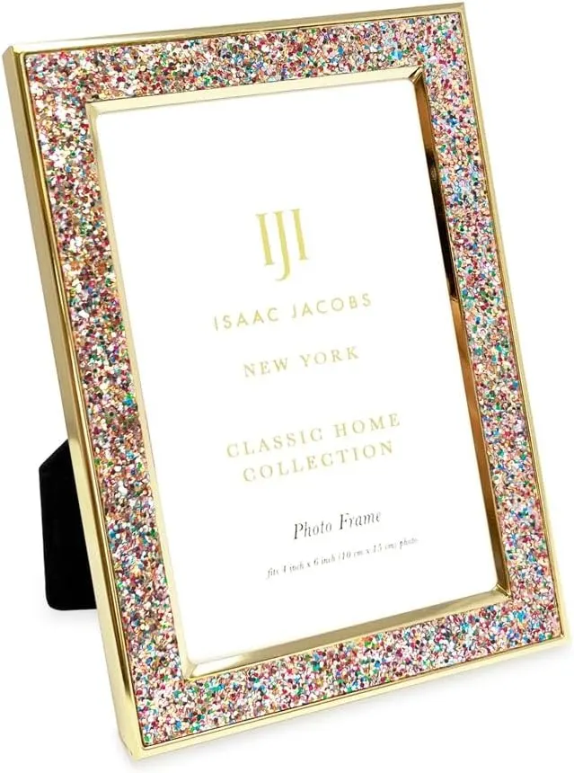 Isaac Jacobs Bubblegum Glitter Picture Frame
