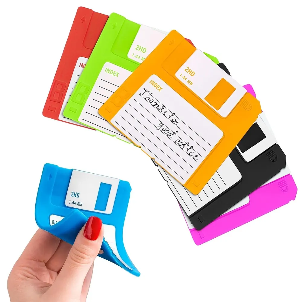 Floppy Disk Coasters, Set of 6