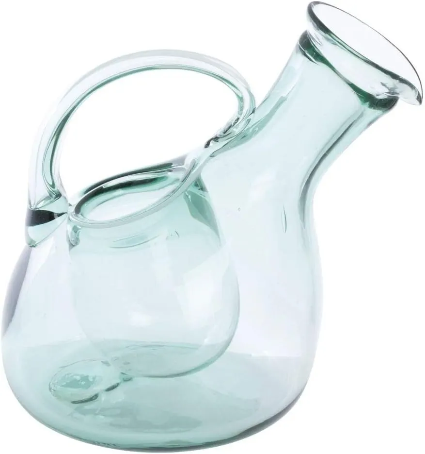 Kalalou Tilted White Wine Decanter with Ice Pocket