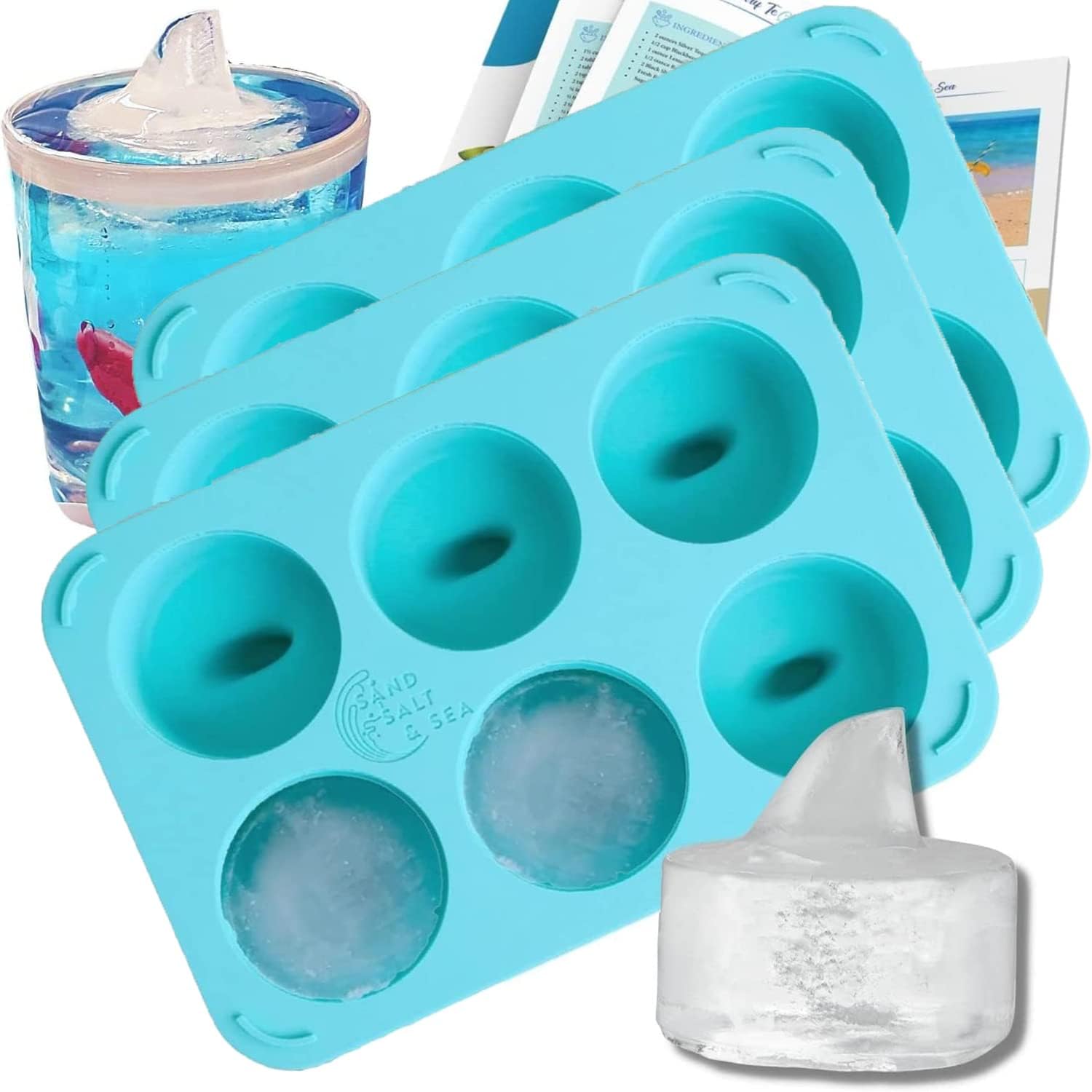 Shark-Shaped Silicone Ice Mold