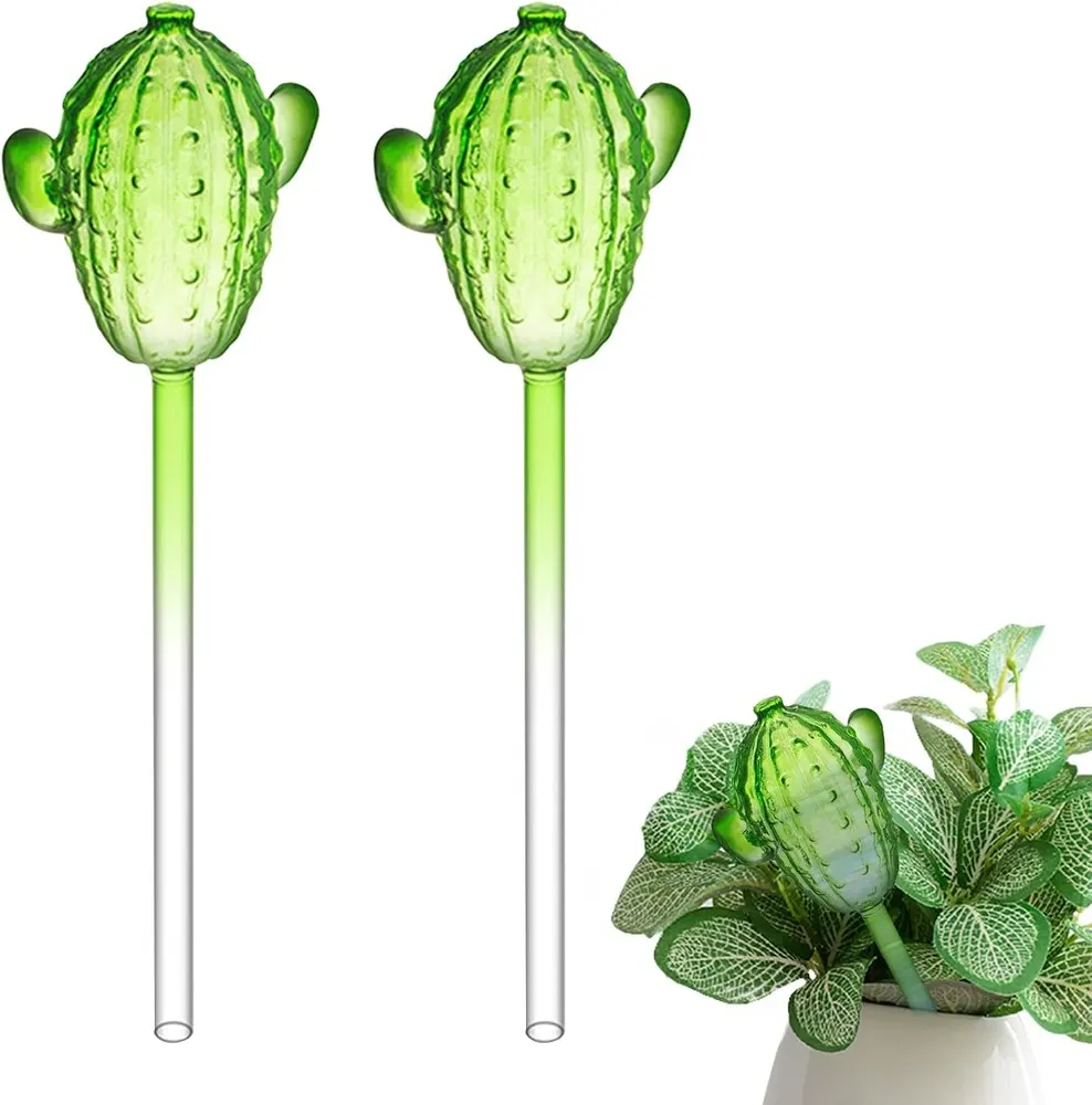 Milnnie Cactus Watering Globes, 2-Pack