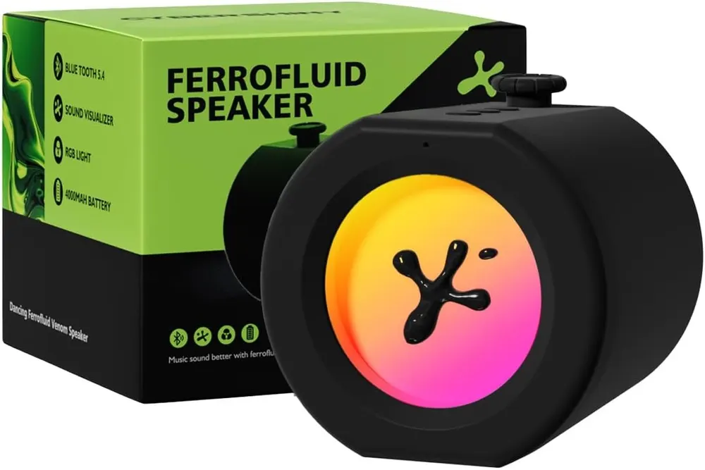 Dancing Ferrofluid Bluetooth Speaker