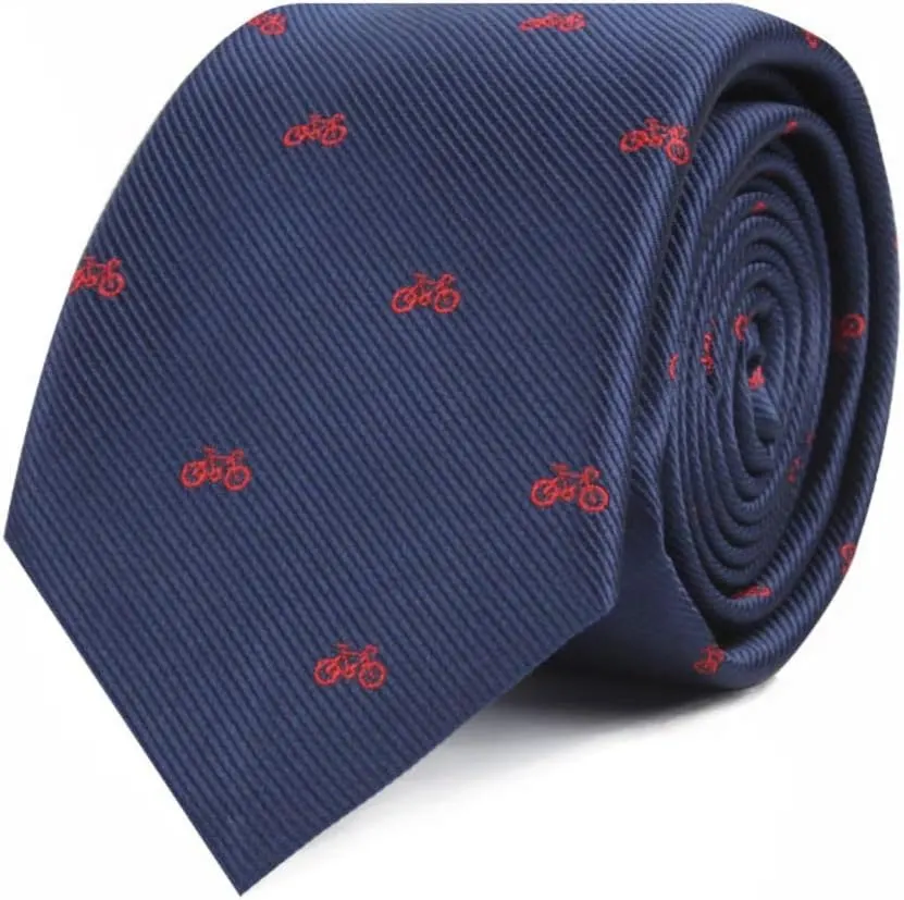 Cyclist Bicycle Necktie