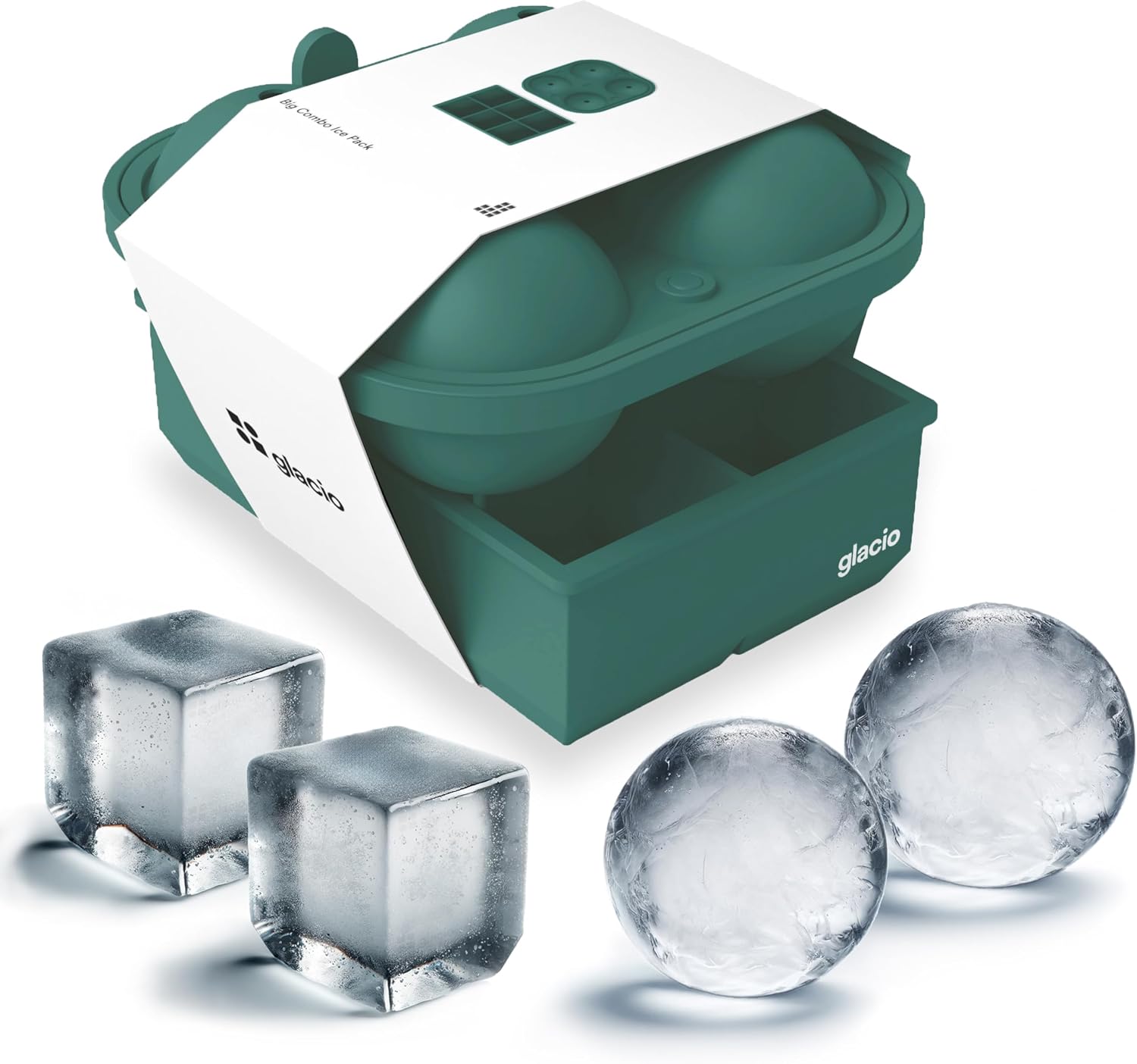 Ball & Cube Ice Mold Combo Set