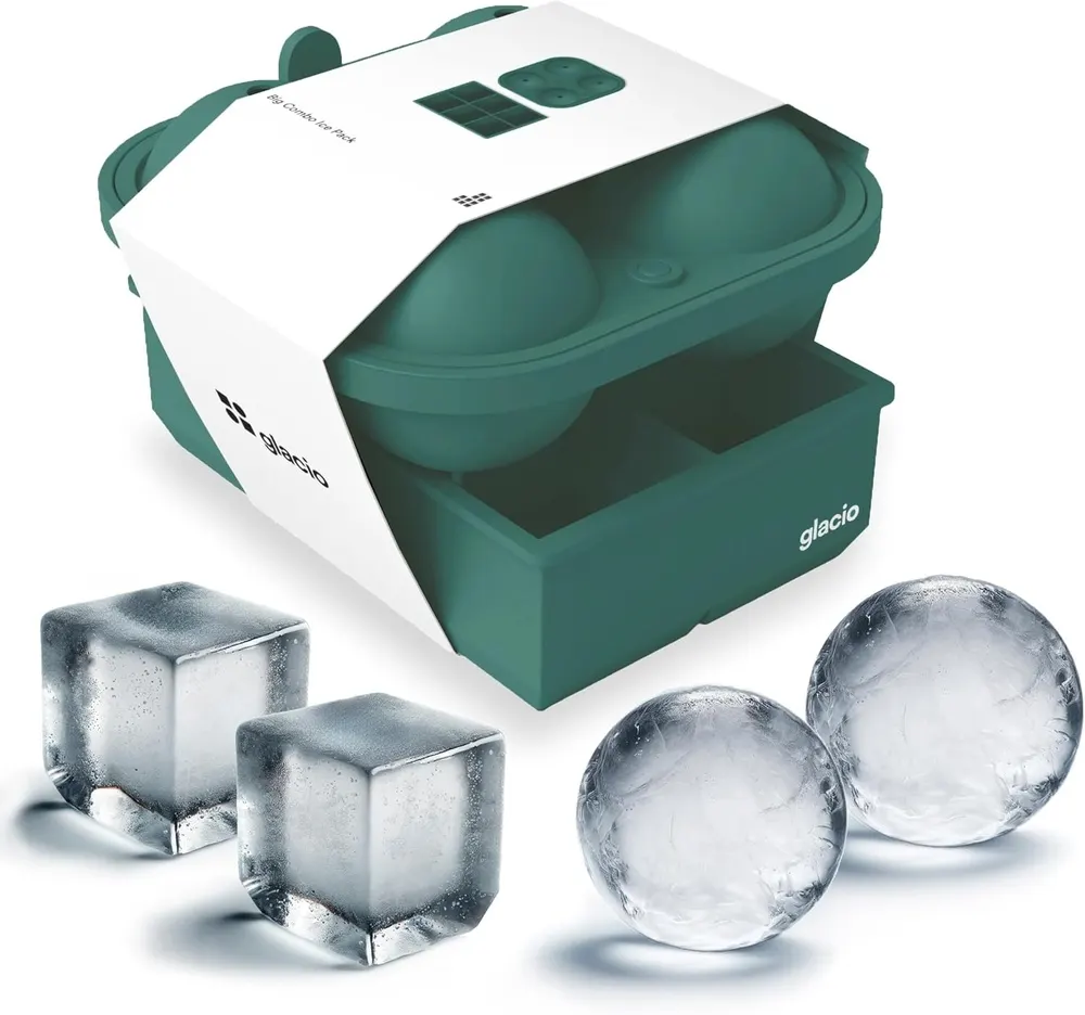 Ball & Cube Ice Mold Combo Set