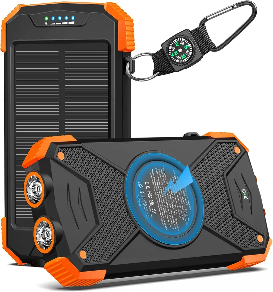 BLAVOR Solar Power Bank, 10,000mAh