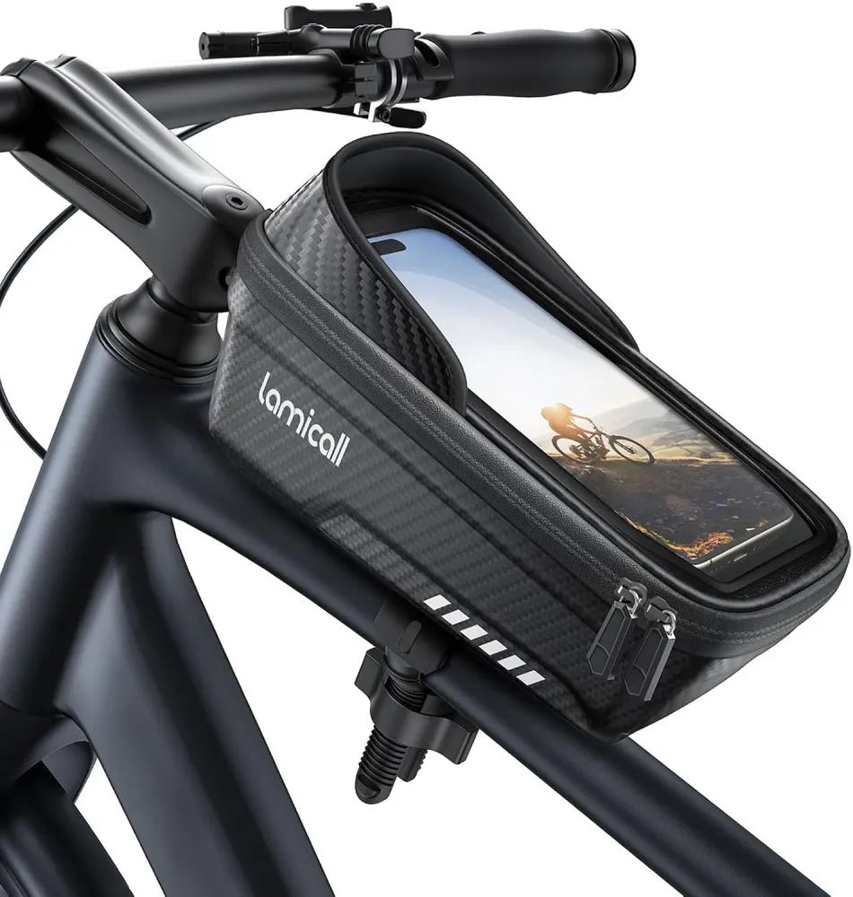 Lamicall Bike Frame Bag with Phone Mount