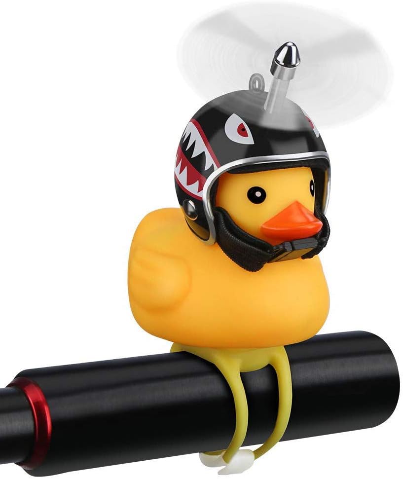 NEKRASH Duck Bike Bell with LED Light