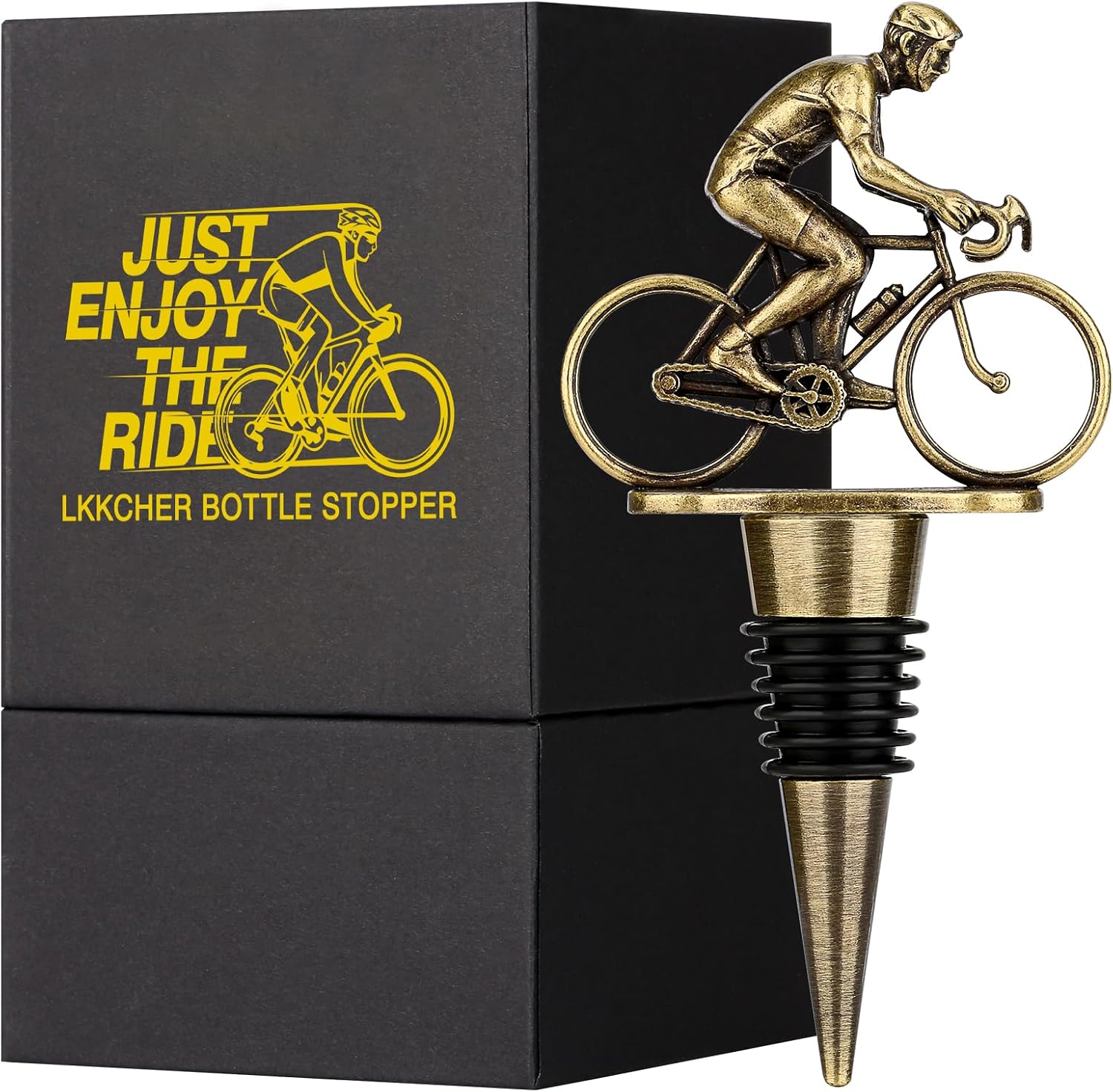 LKKCHER Bicycle Wine Bottle Stopper