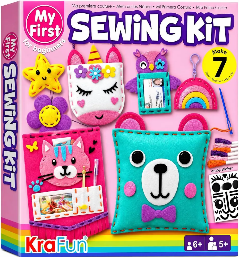 KRAFUN My First Sewing Kit for Kids