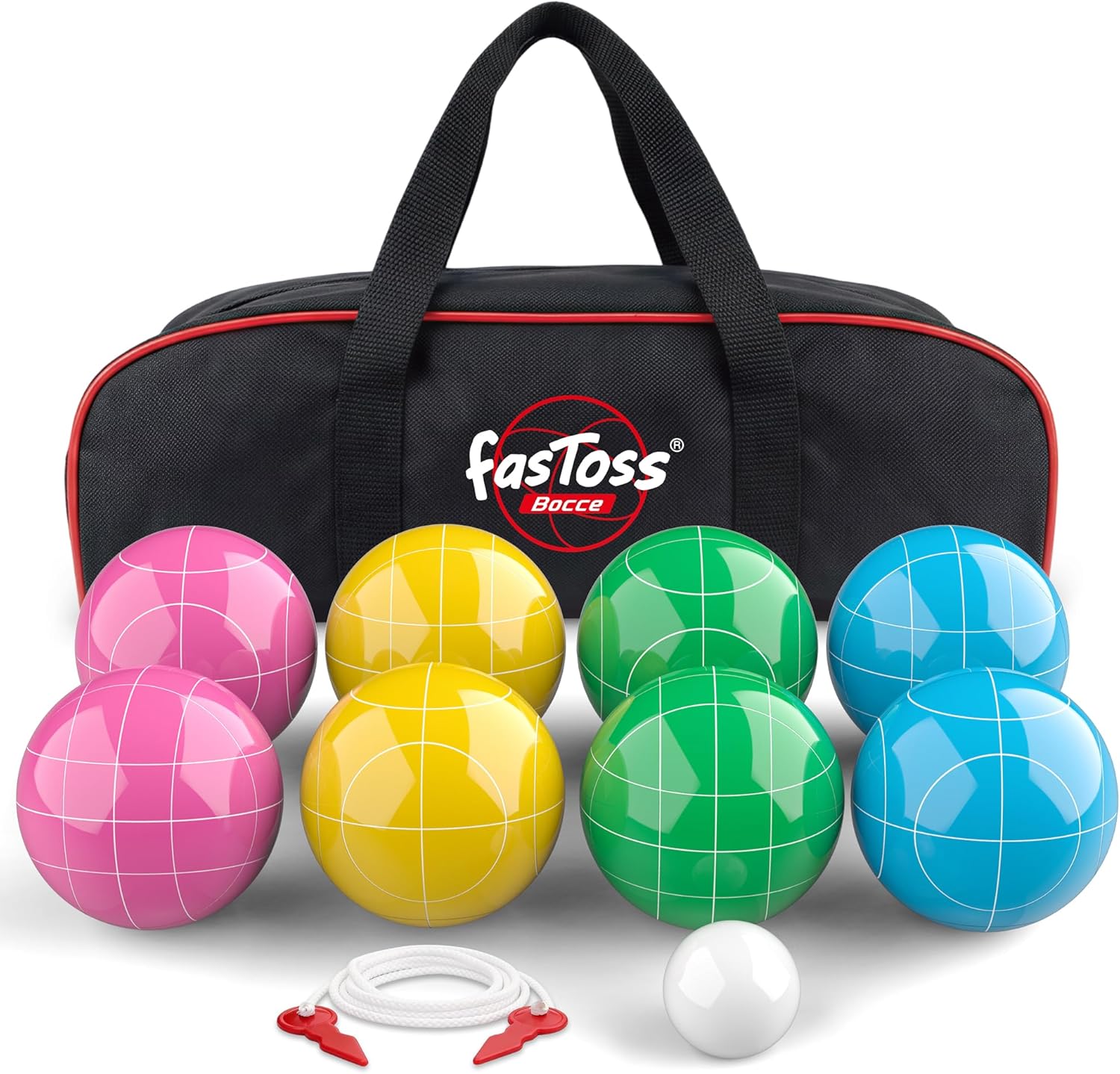 Bocce Ball Set 100mm - Pastel Multicolor