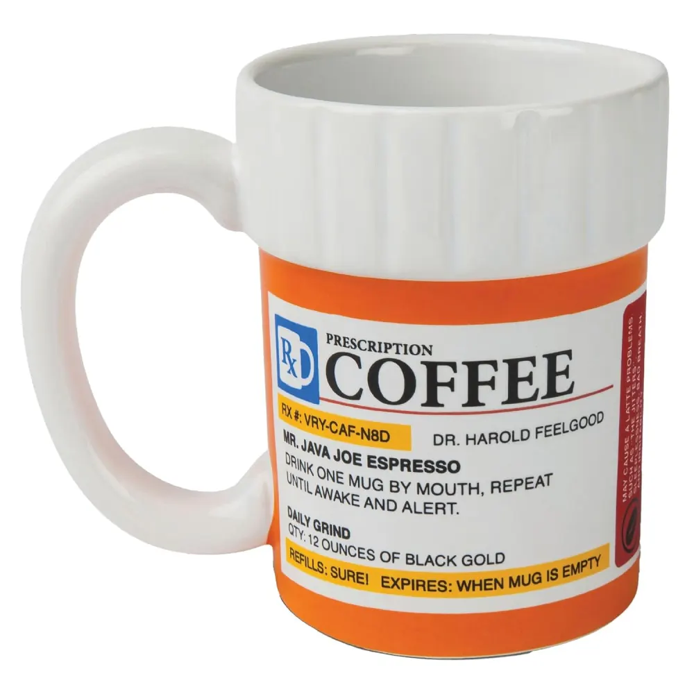 Giant Prescription Bottle Coffee Mug