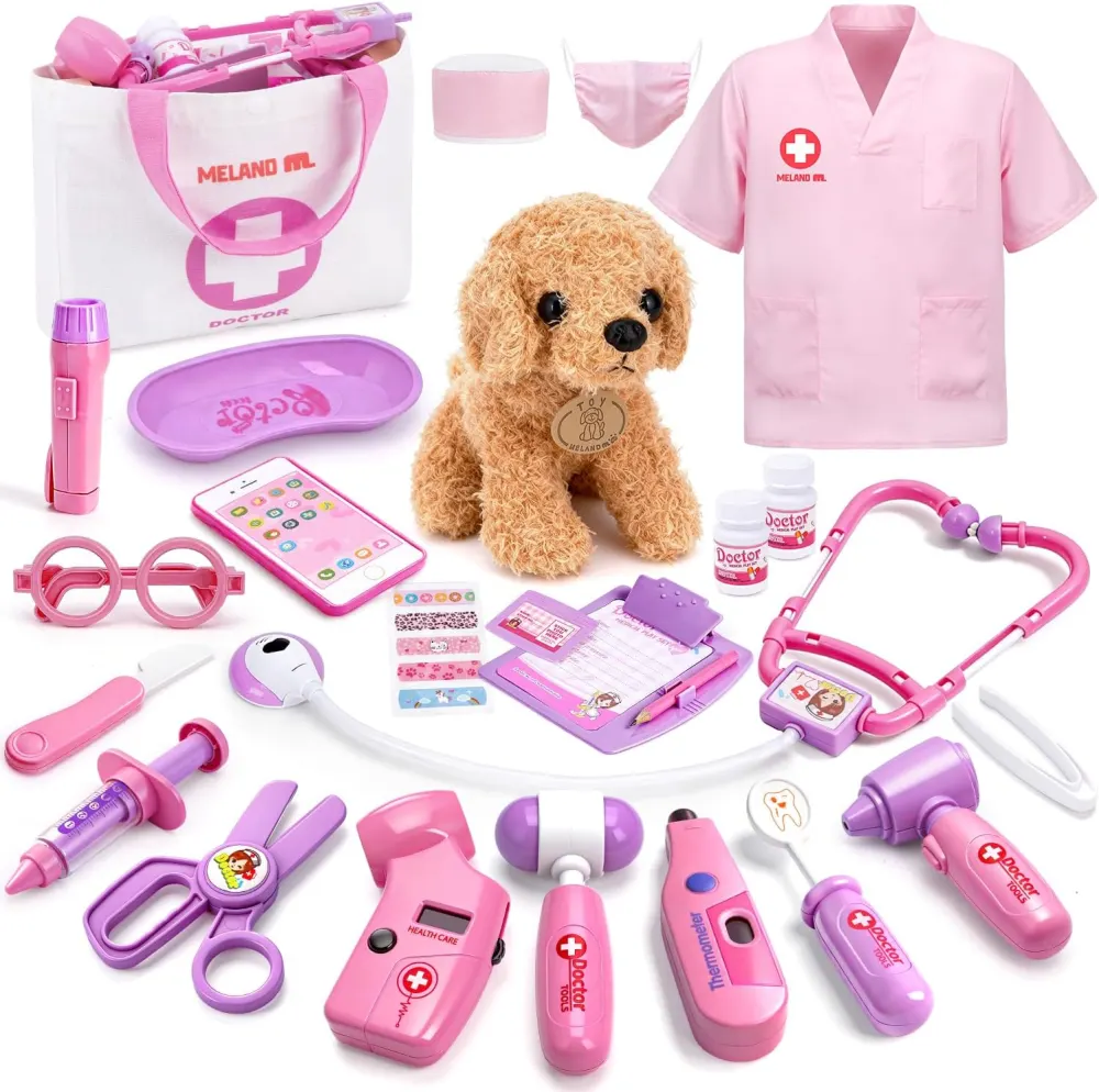 Doctor Kit with Puppy, Pretend Play Set