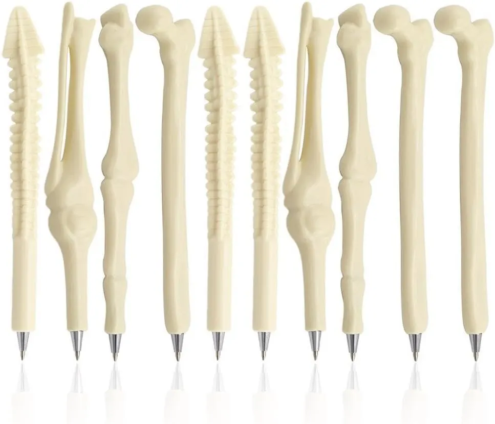 Bone-Shaped Novelty Pens, Pack of 10