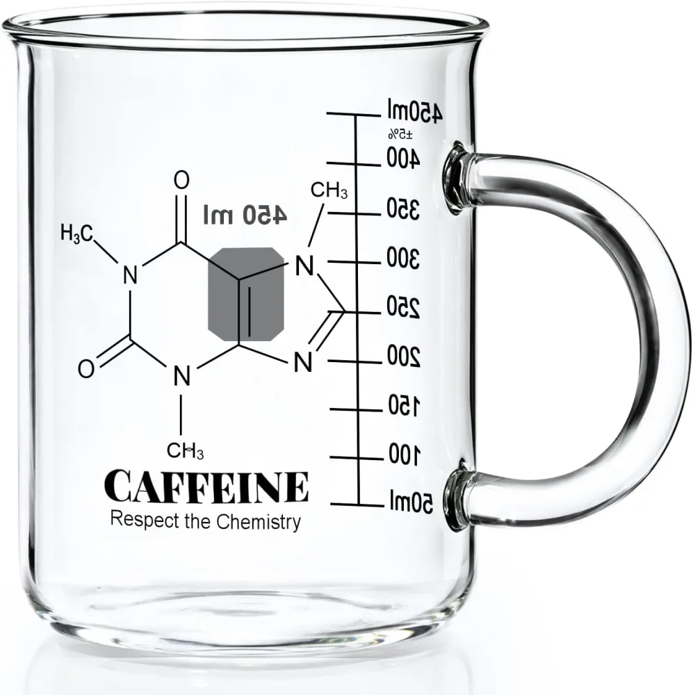 Caffeine Molecule Beaker Mug