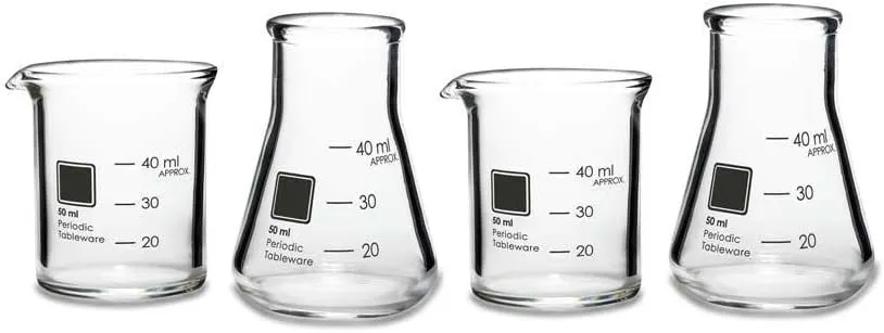 Laboratory Beaker & Flask Shot Glasses