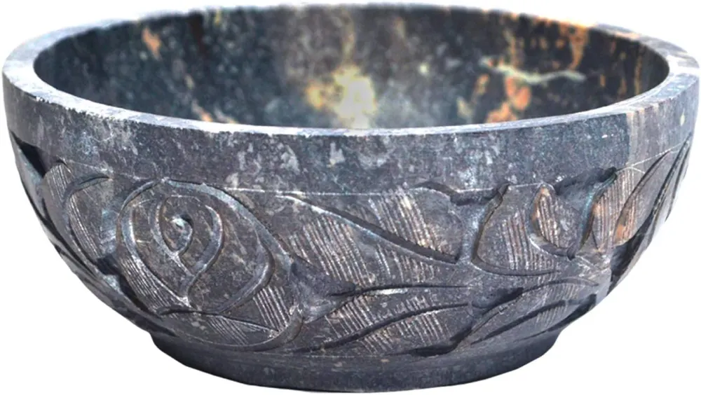 Soapstone Scrying & Smudge Bowl