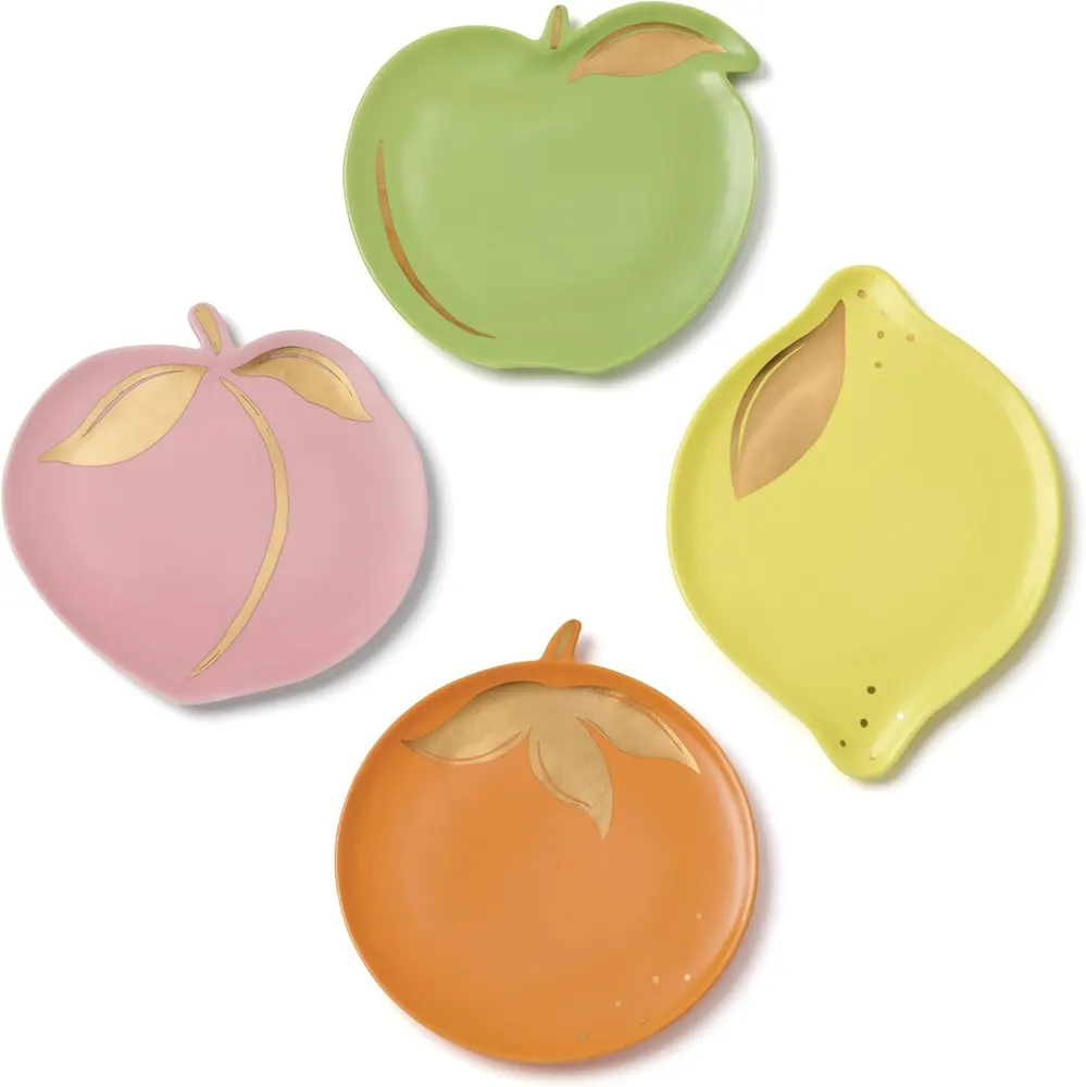 kate spade new york Tutti Fruity Tidbit Plates, Set of 4