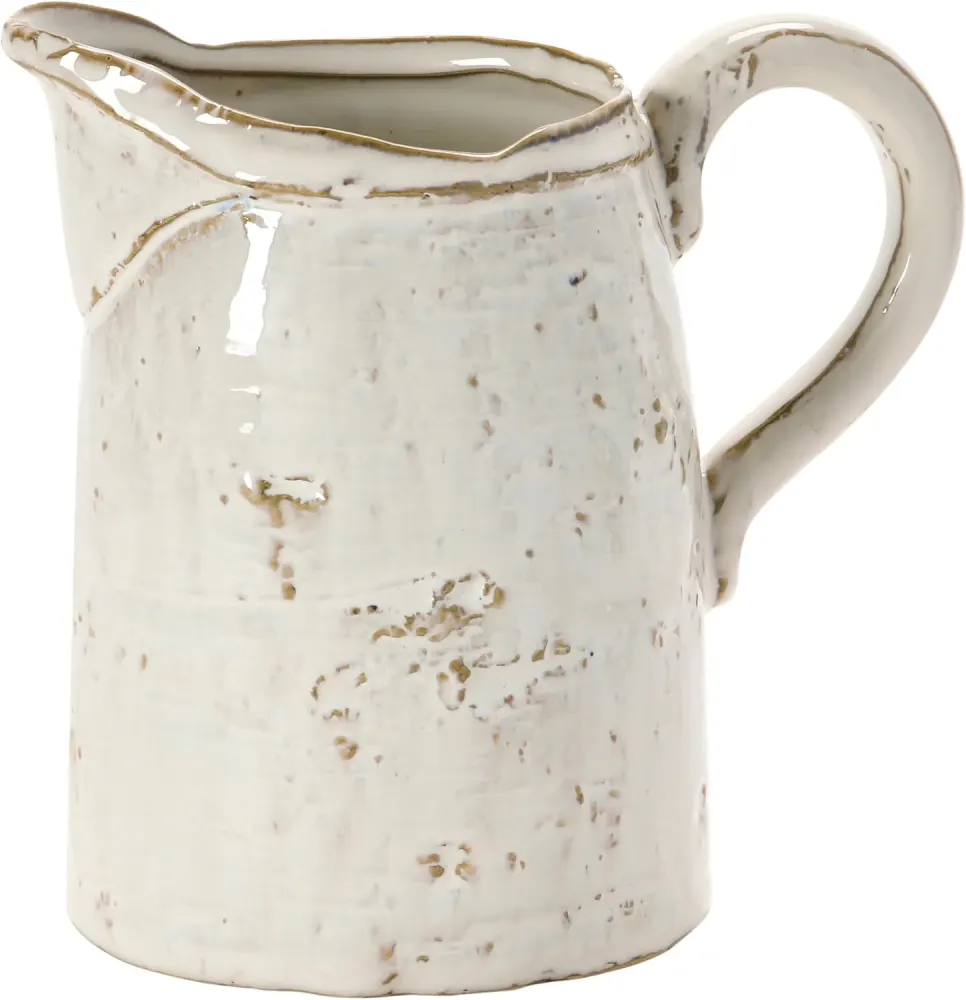 Reactive-Glaze Stoneware Pitcher, 28 oz.