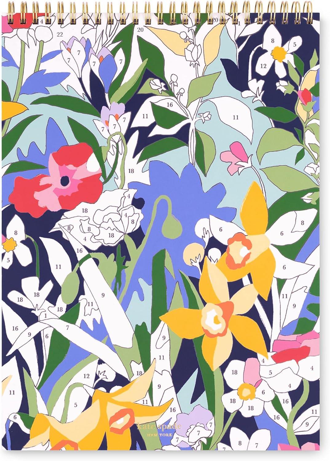 kate spade new york Paint by Numbers Spiral Notebook