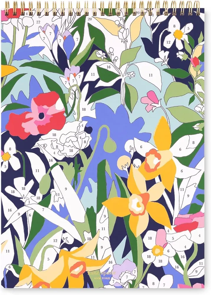 kate spade new york Paint by Numbers Spiral Notebook