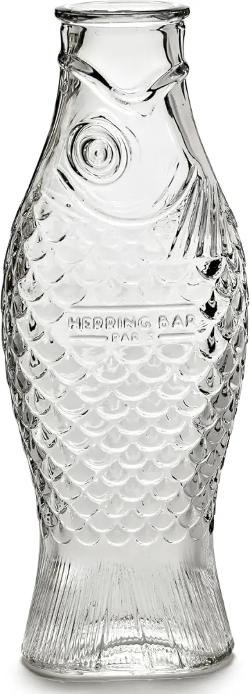 Fish & Fish Glass Carafe by Paola Navone