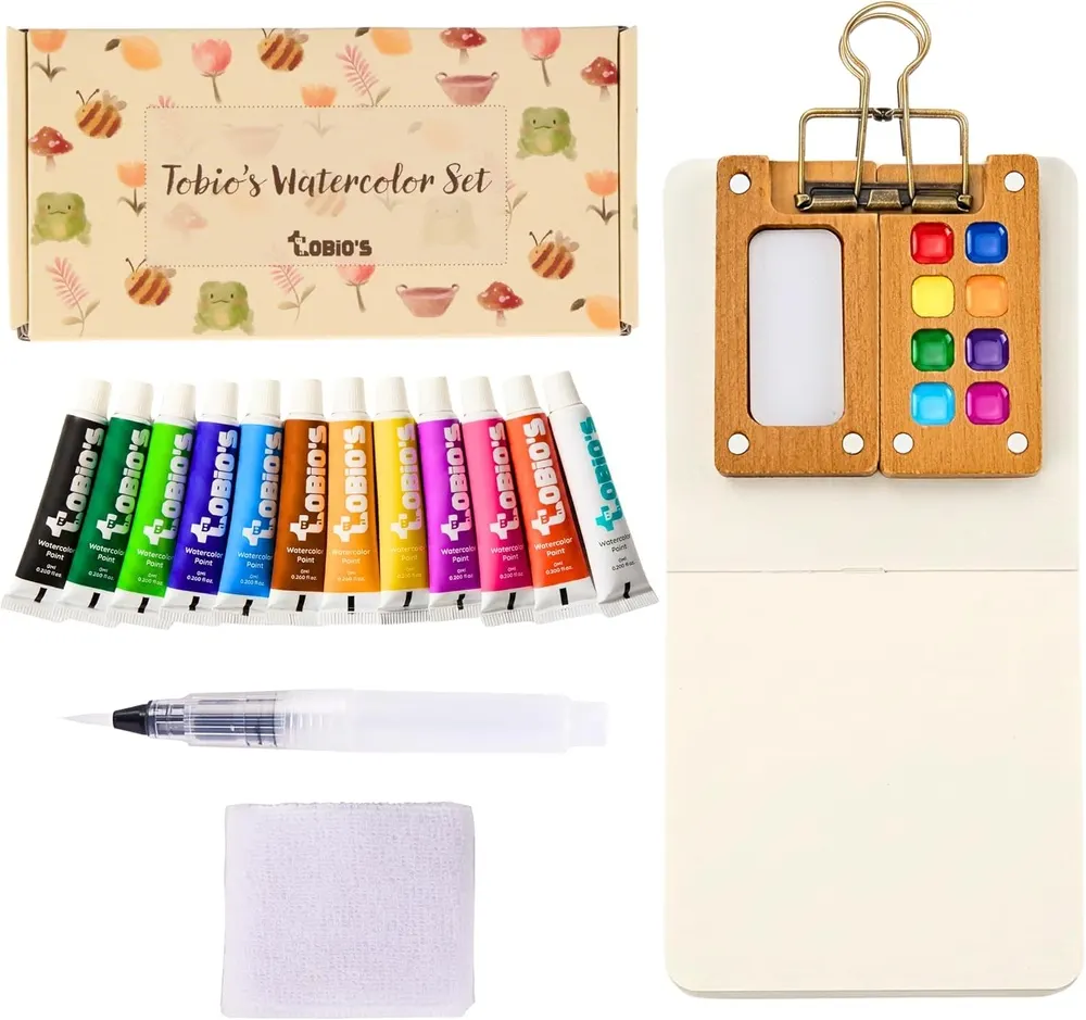 Tobios Watercolor Mini Travel Kit