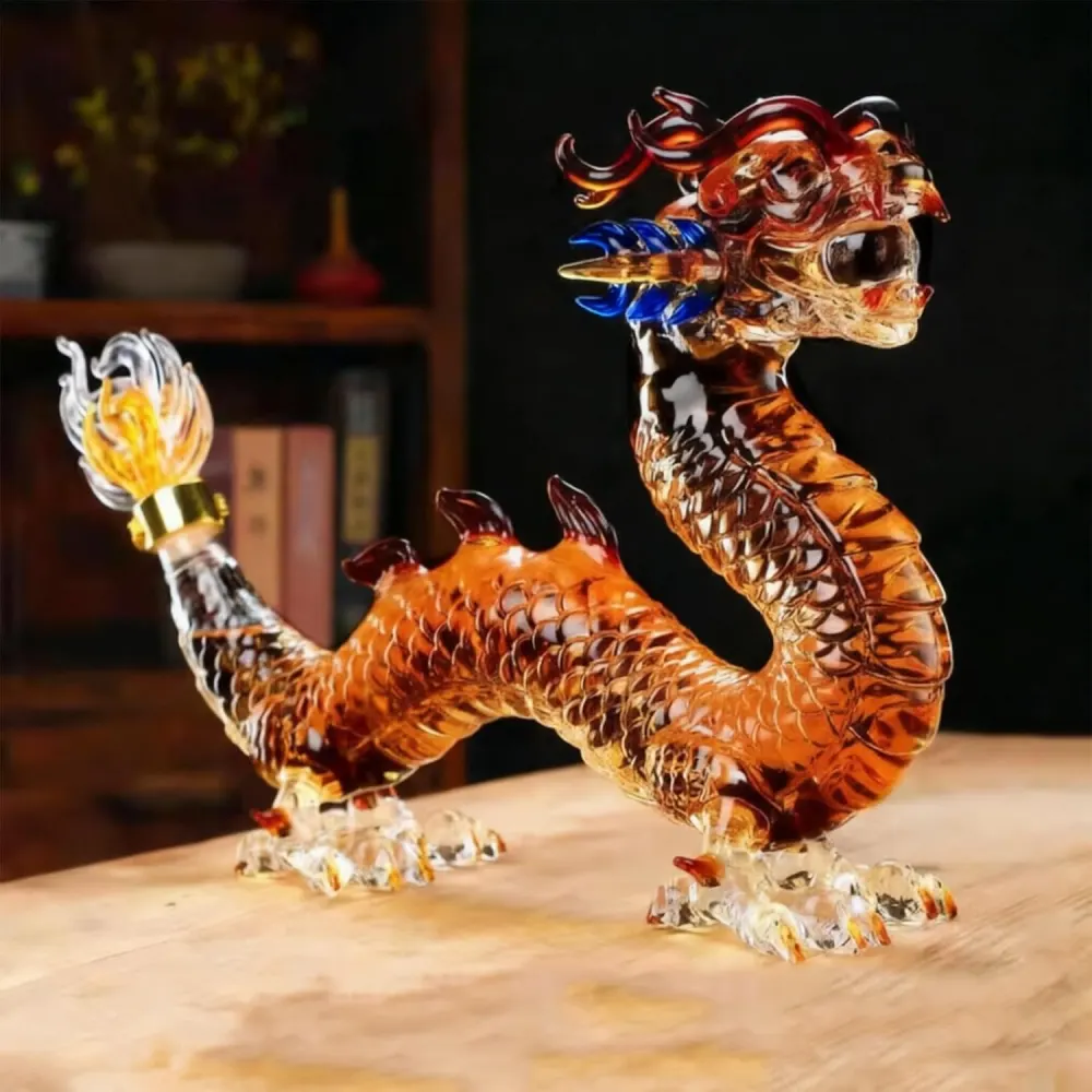 Dragon-Shaped Whiskey Decanter