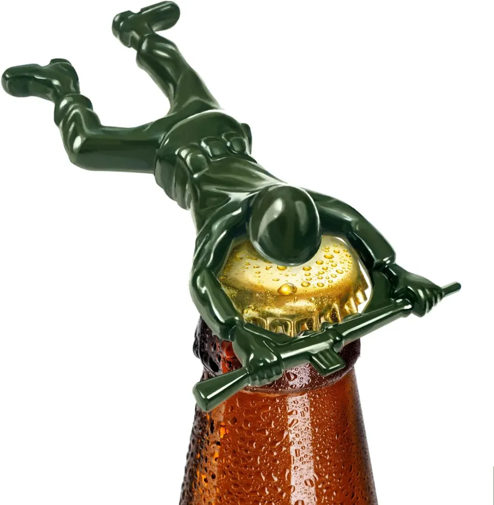 Green Army Man Bottle Opener