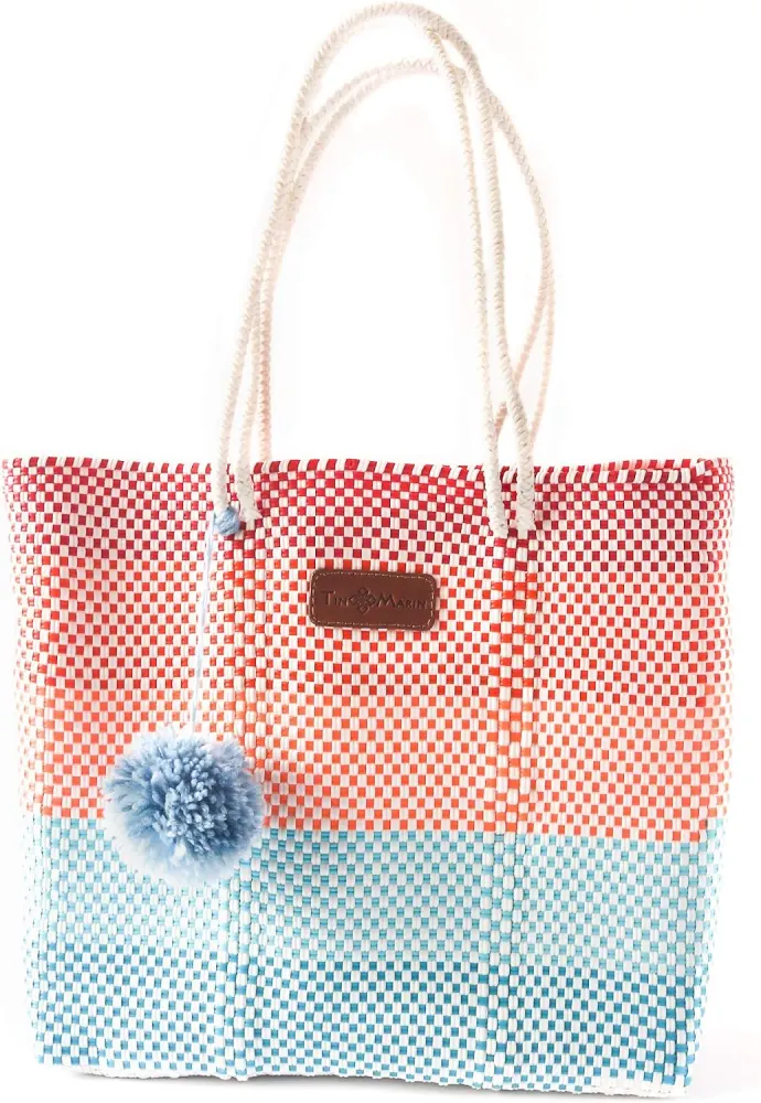Tin Marin Sunrise Woven Tote Bag