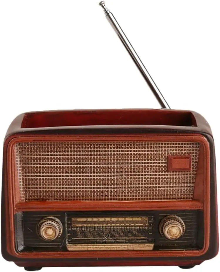 BESTOYARD Retro Radio-Shape Flower Pot