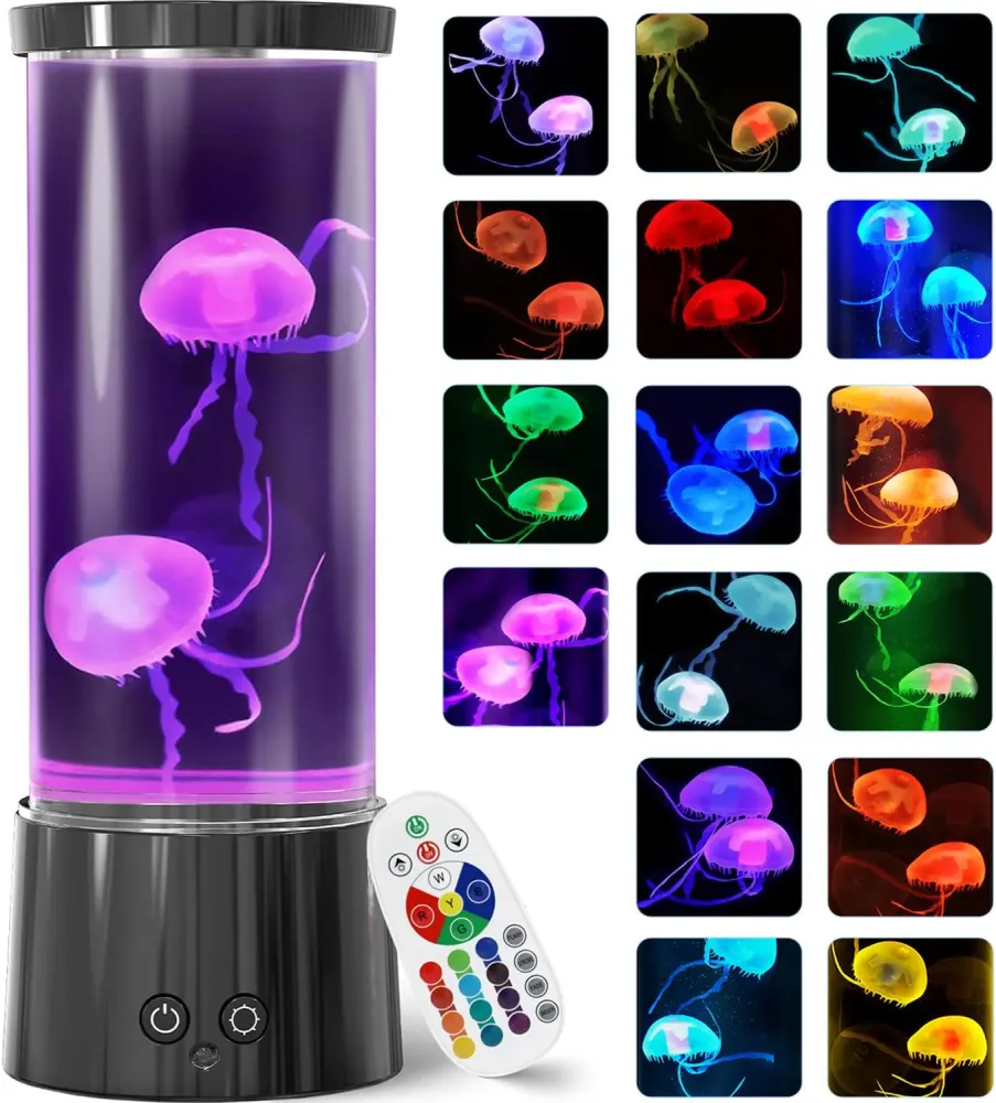 Jellyfish Tank Color-Changing Mood Lamp
