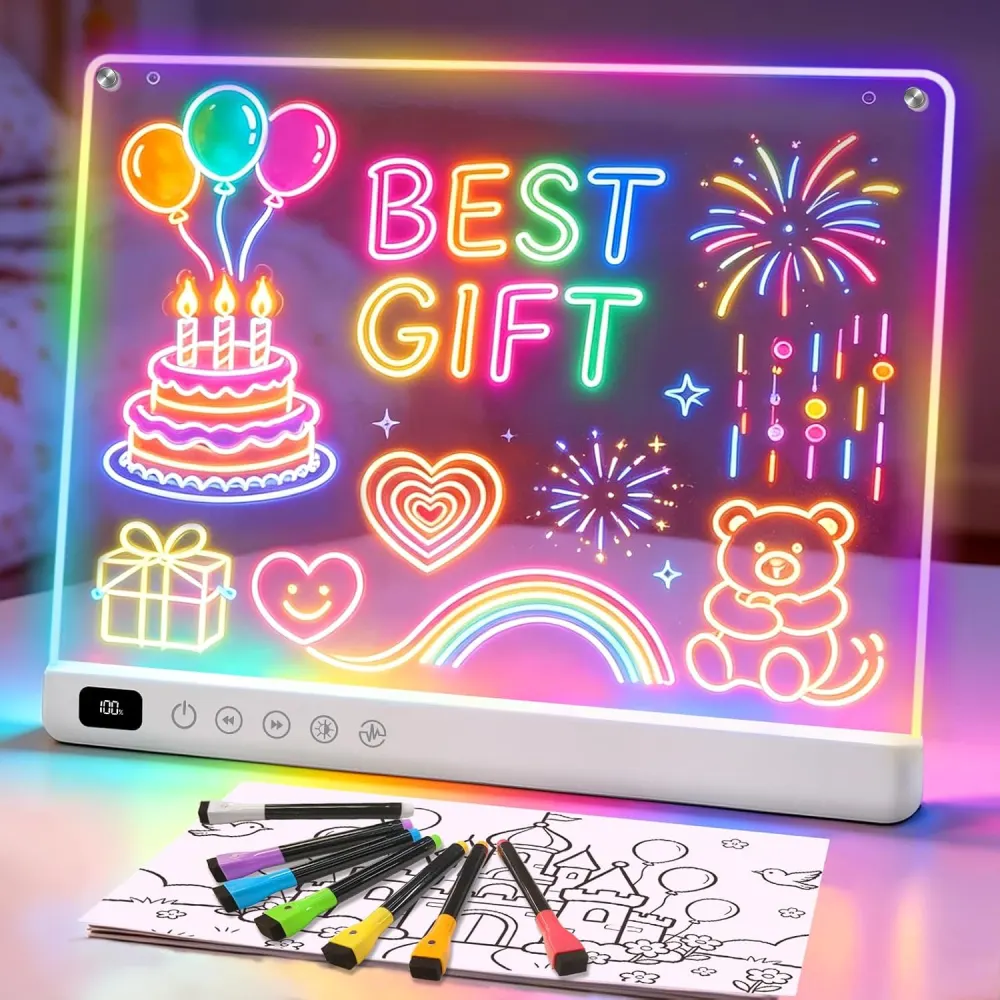 LED Neon Glow Drawing Board