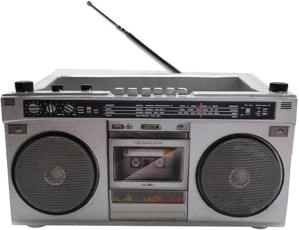 Hztyyier Retro Radio-Shape Planter (Recorder)