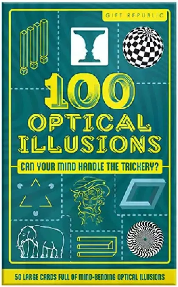 Optical Illusion Card Pack, 50 Cards