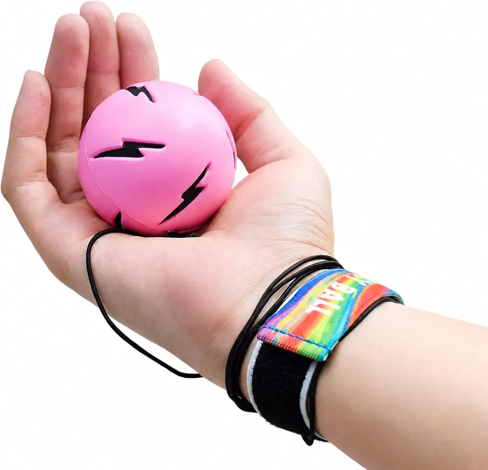 Bounce Back Ball with Wrist Strap
