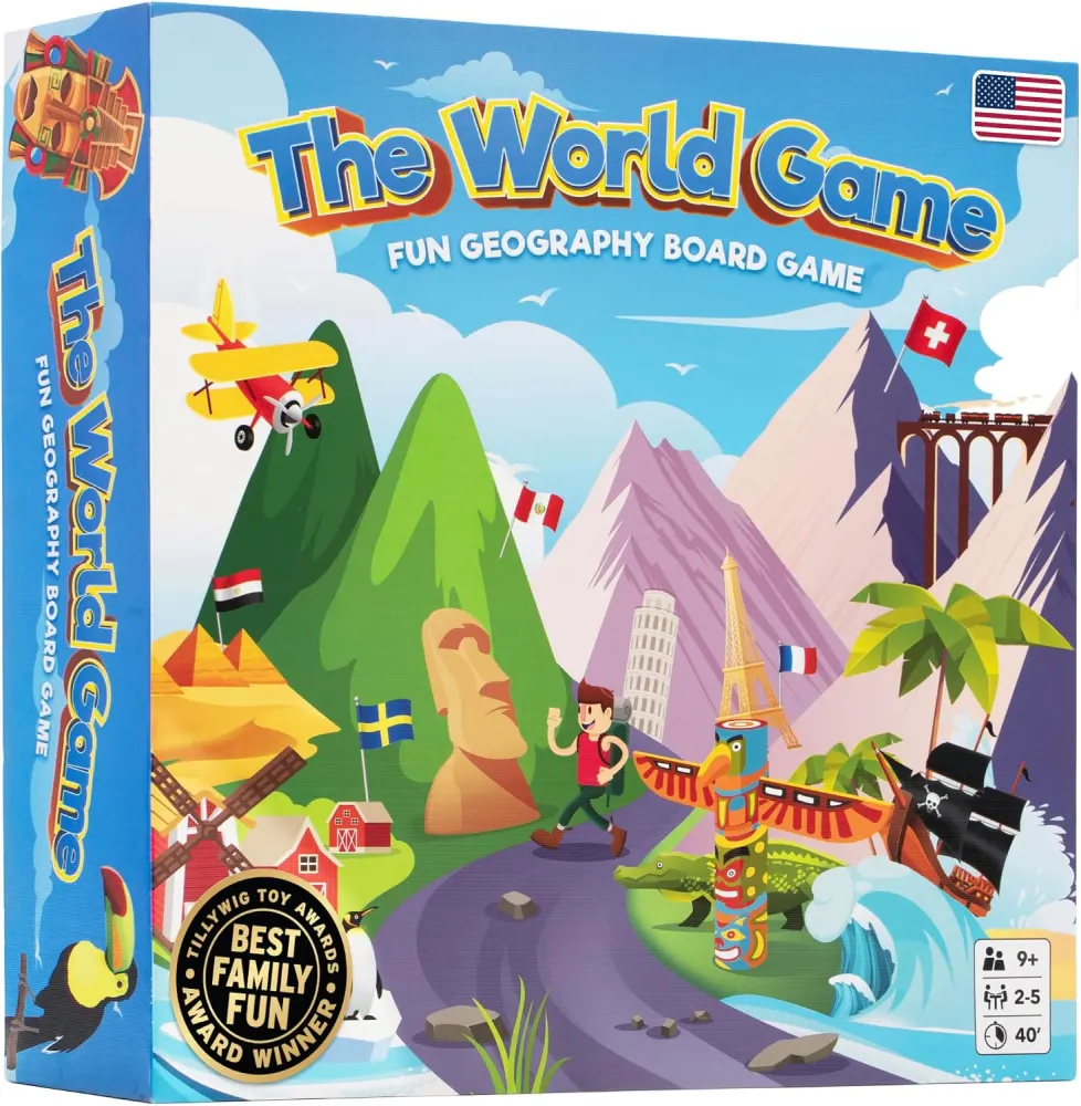Fun Geography Board Game
