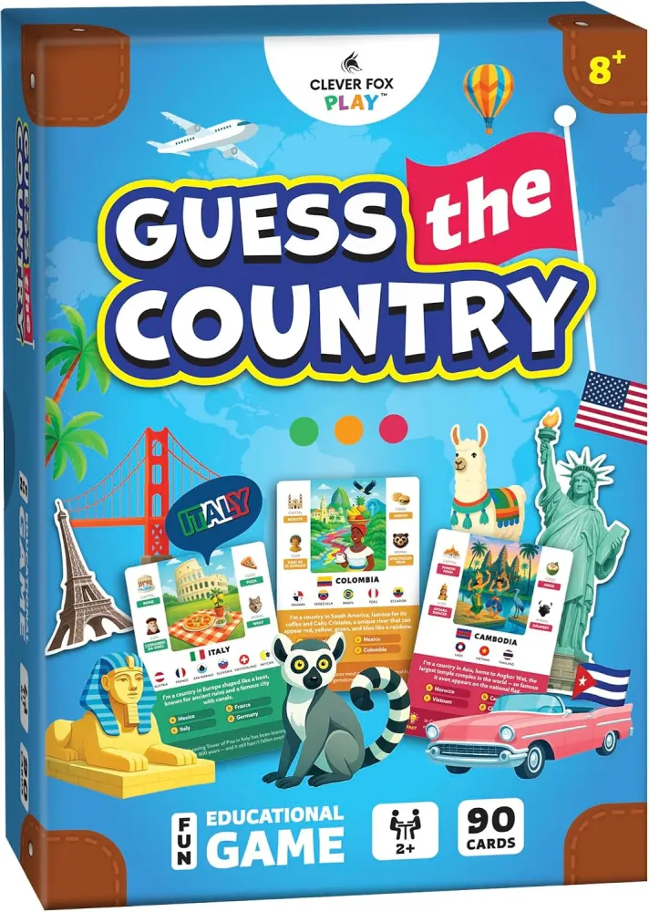 Guess the Country Card Game
