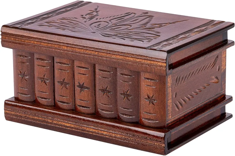 Wooden Puzzle Box, 5 Steps