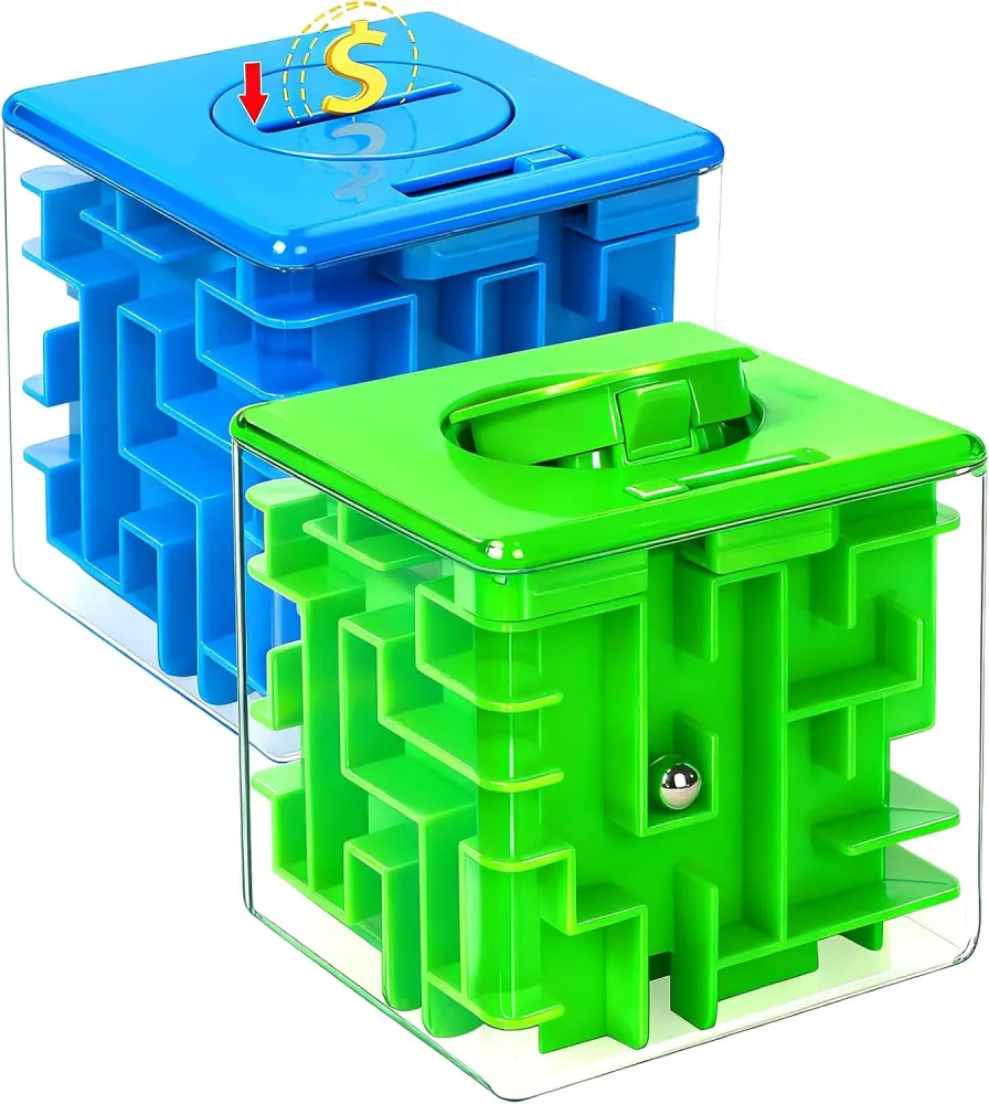 Money Maze Puzzle Box, 2-Pack