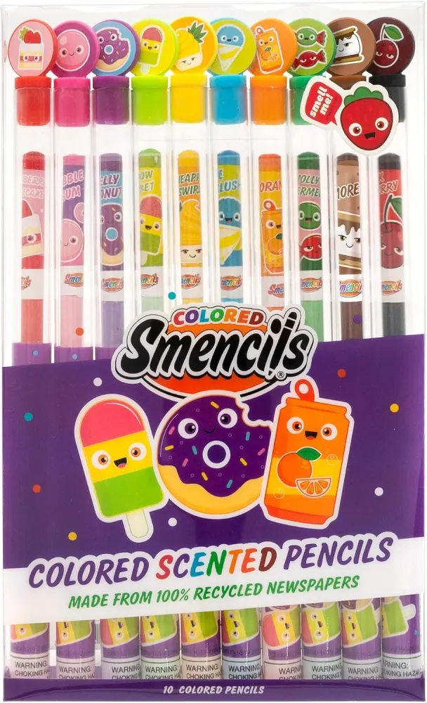 Scented Colored Pencils, 10-Pack