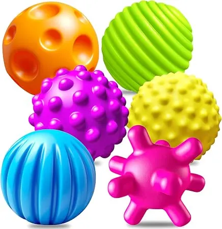 Sensory Ball Set, 6 Pack