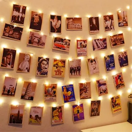 Photo Clip String Lights, 40ft with Remote