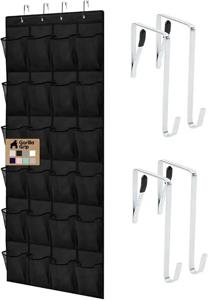 Over-the-Door Shoe Organizer, 24 Pockets