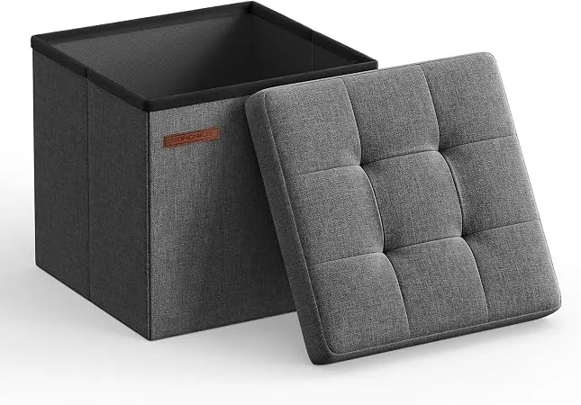 Small Folding Storage Ottoman