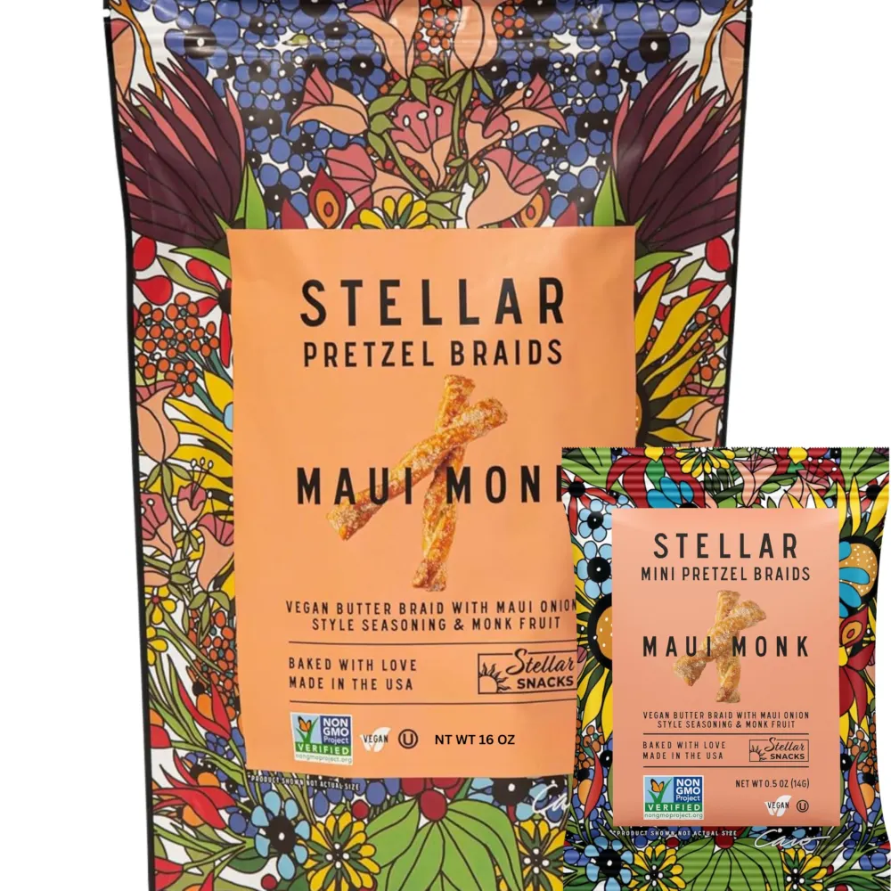 Stellar Snacks Pretzel Braids, Regular & Mini Combo