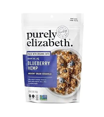 Purely Elizabeth Ancient Grain Granola, Blueberry Hemp