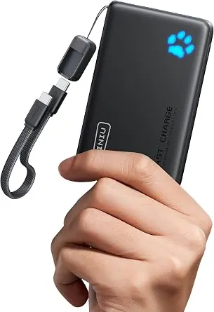 INIU 10000mAh 45W Portable Charger (Black)