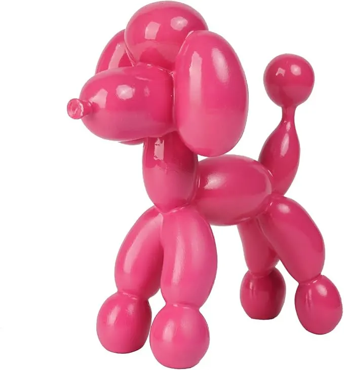 Guichifun Balloon Dog Sculpture, Pink
