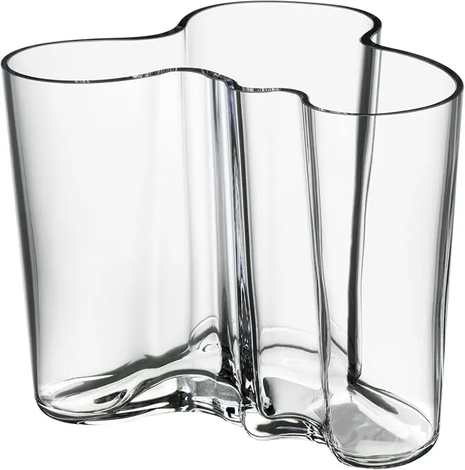 Alvar Aalto Vase, 120mm Clear